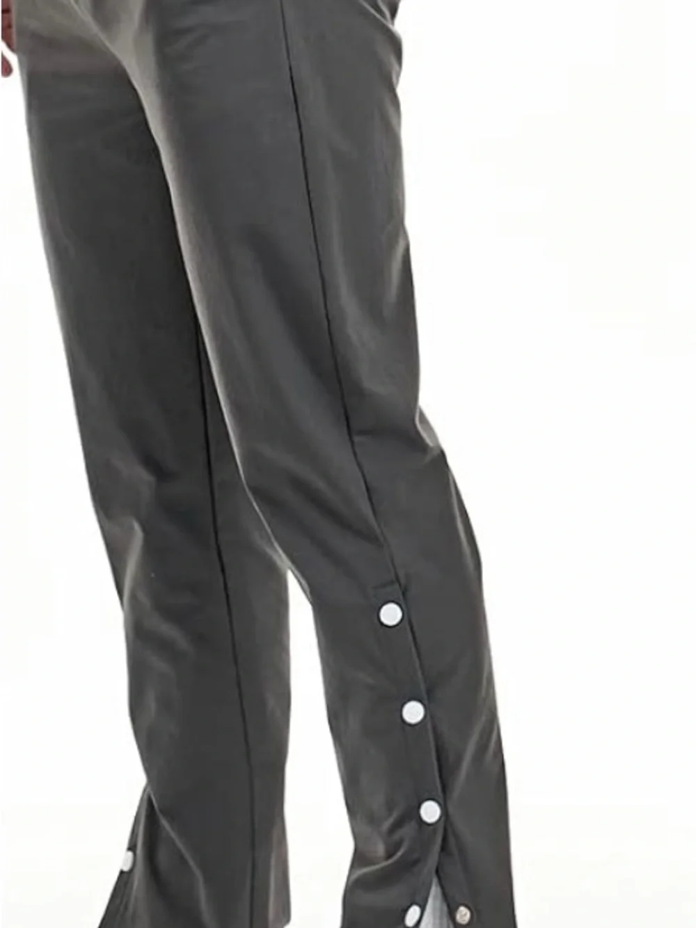 Aimpact Men’s Medium Breakaway Gray Elastic Waist Pants Athletic Comfort Nylon